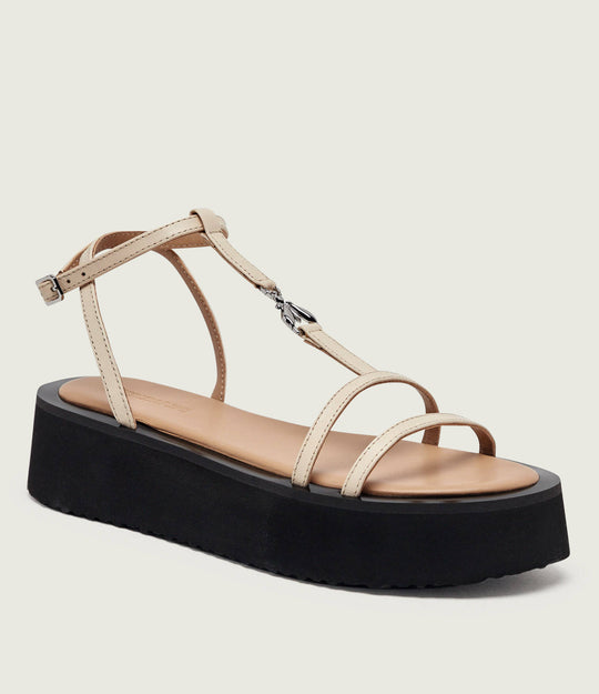 2X0060 L048 SANDALI/SANDALS J503 Wooly White/Black