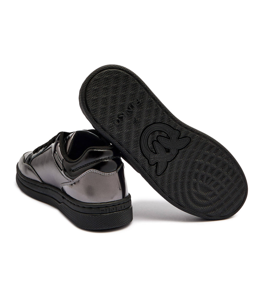 MANDY 11 - SNEAKER LAMINATED NAPPA PEWTER/BLACK Z80