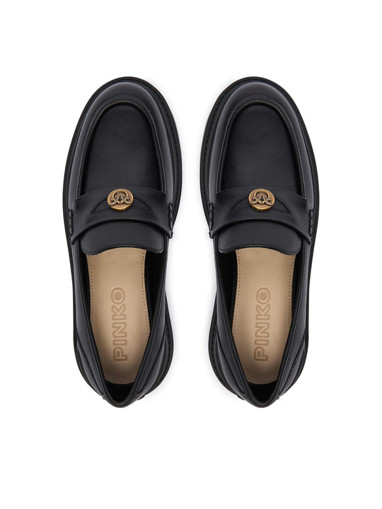 MIA 24 - MOCASSINO CALF LEATHER BLACK Z99