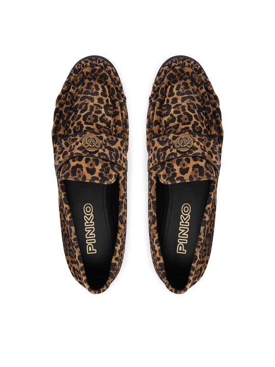 NORA 01 - MOCASSINO PRINTED COW SUEDE LEOPARD M36