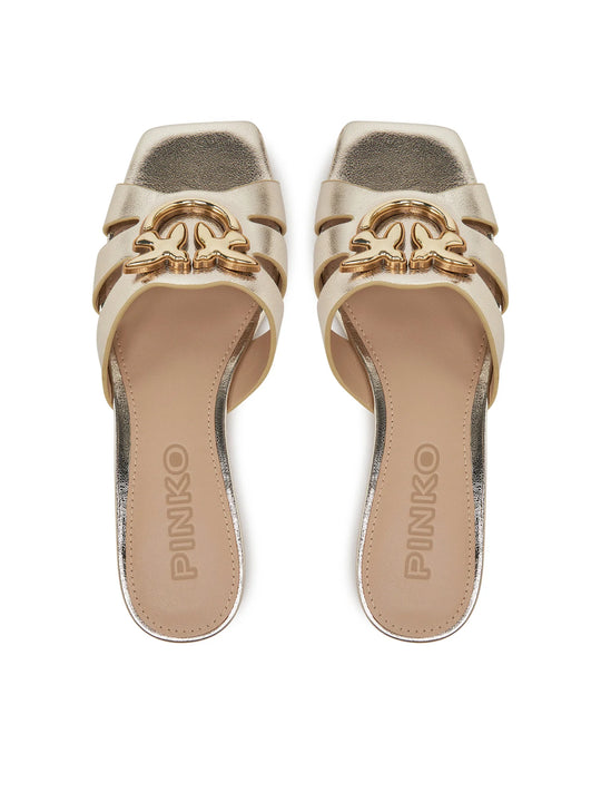 MARLI 09 - SLIPPER LAMINATED NAPPA PLATINUM