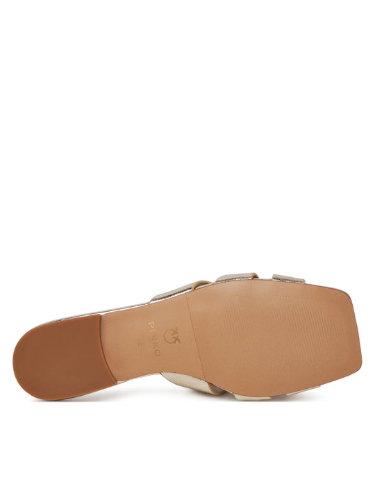 MARLI 09 - SLIPPER LAMINATED NAPPA PLATINUM