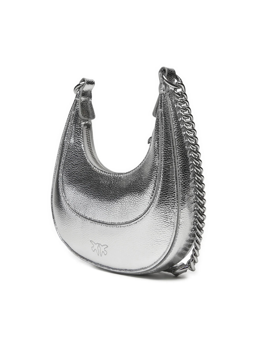 101433 A204 BRIOCHE HOBO MINI TEXTURE METAL LEA U