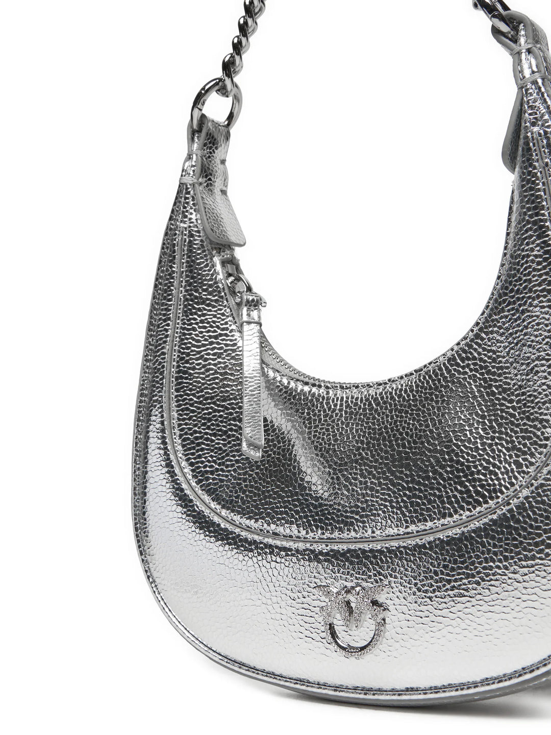 101433 A204 BRIOCHE HOBO MINI TEXTURE METAL LEA U