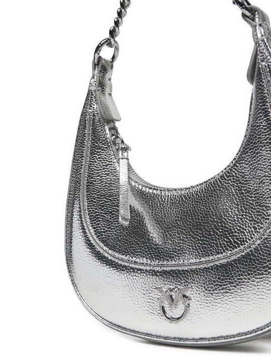 101433 A204 BRIOCHE HOBO MINI TEXTURE METAL LEA U