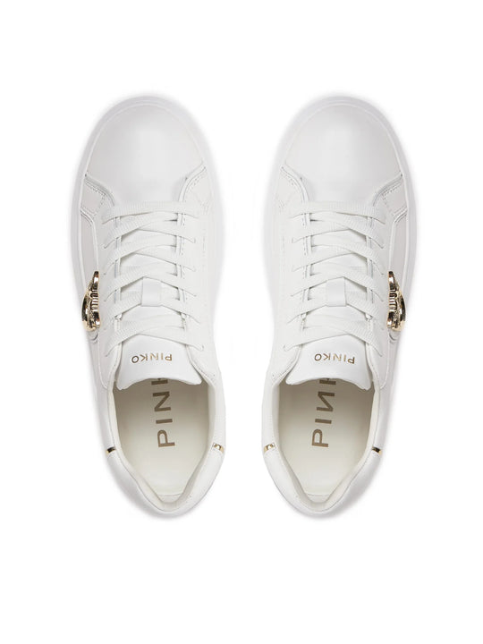 YOKO 01 - SNEAKER TUMBLED LEATHER/CALF LEATHER WHITE/ICE ZJ4
