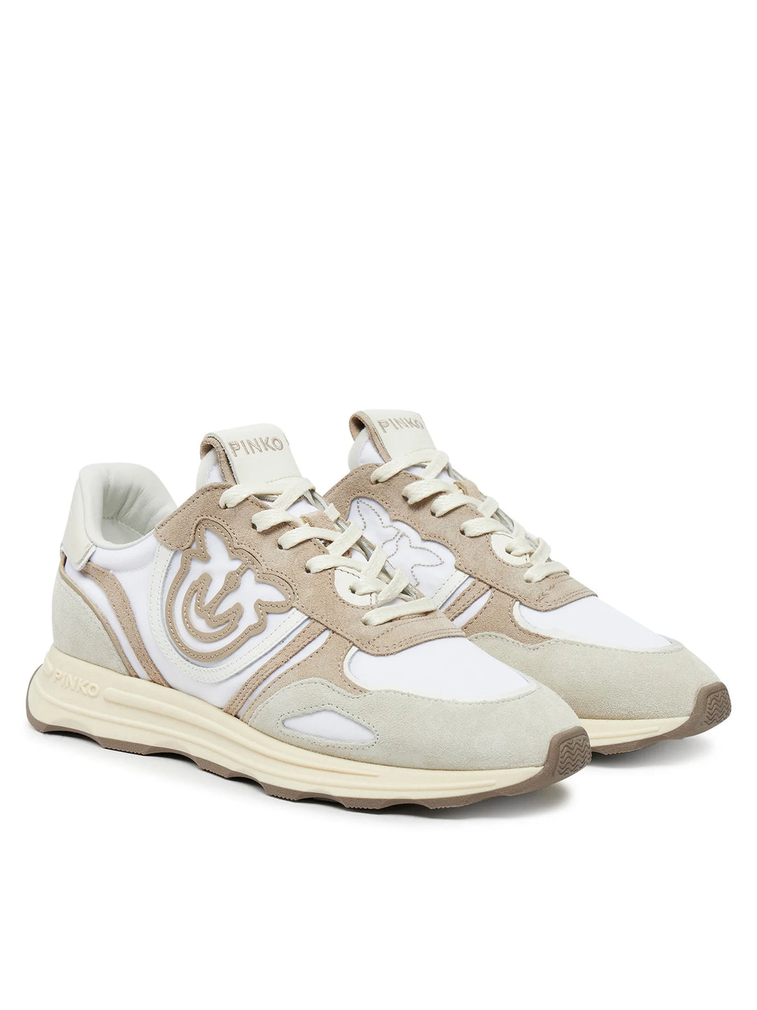 ZOE 01 - SNEAKER COW SUEDE/NYLON SAND