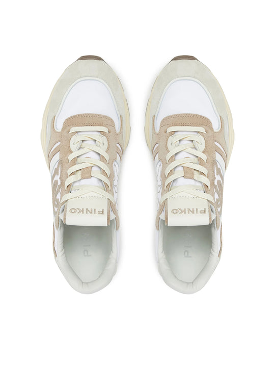 ZOE 01 - SNEAKER COW SUEDE/NYLON SAND