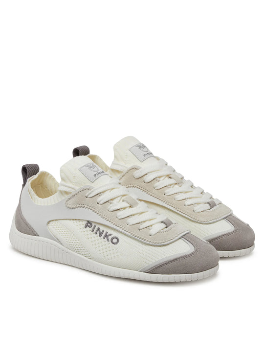 REBY 03 - SNEAKER KNIT/MICROFIBER MILK