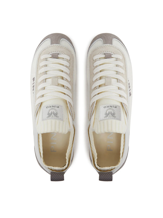 REBY 03 - SNEAKER KNIT/MICROFIBER MILK