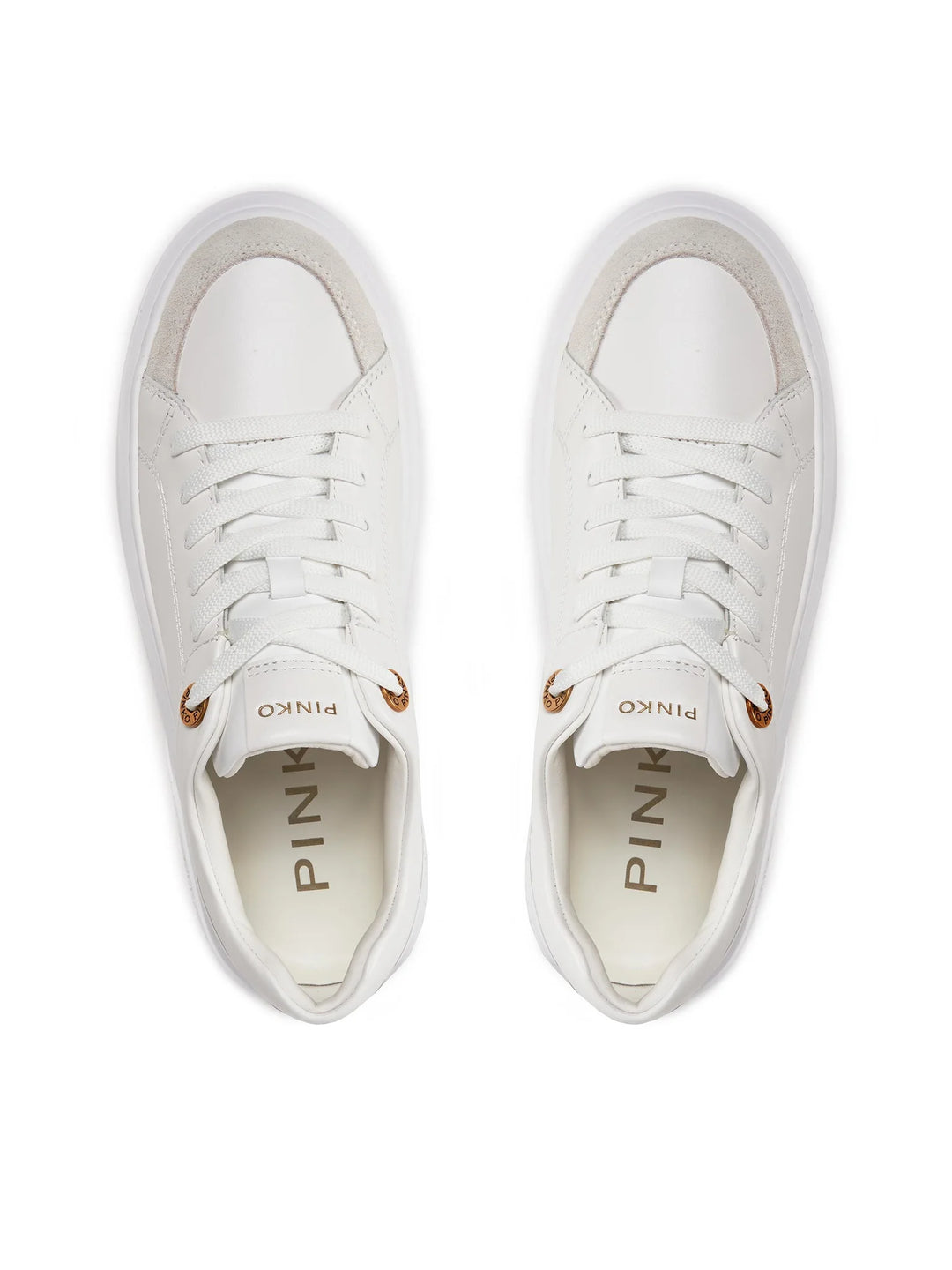 6566574 YOKO 02 - SNEAKER CALF LEATHER/MIRROR WHITE/PLATINUM ZIA