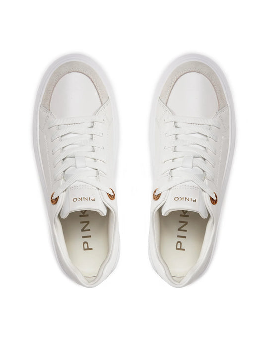 6566574 YOKO 02 - SNEAKER CALF LEATHER/MIRROR WHITE/PLATINUM ZIA