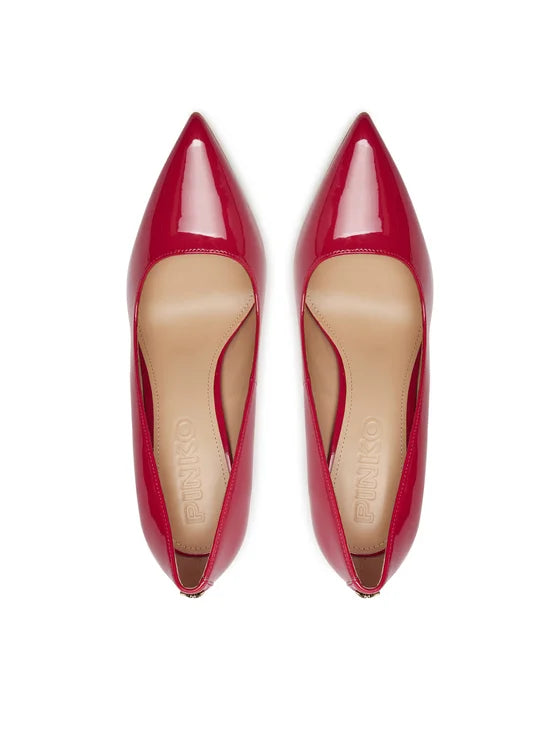 JULIETTE 09 - DECOLLETE PATENT RED R30