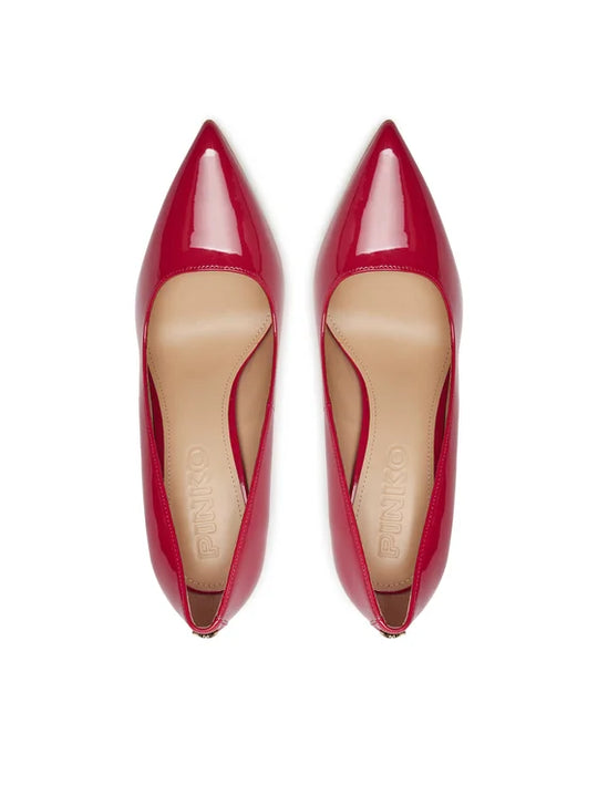 JULIETTE 09 - DECOLLETE PATENT RED R30