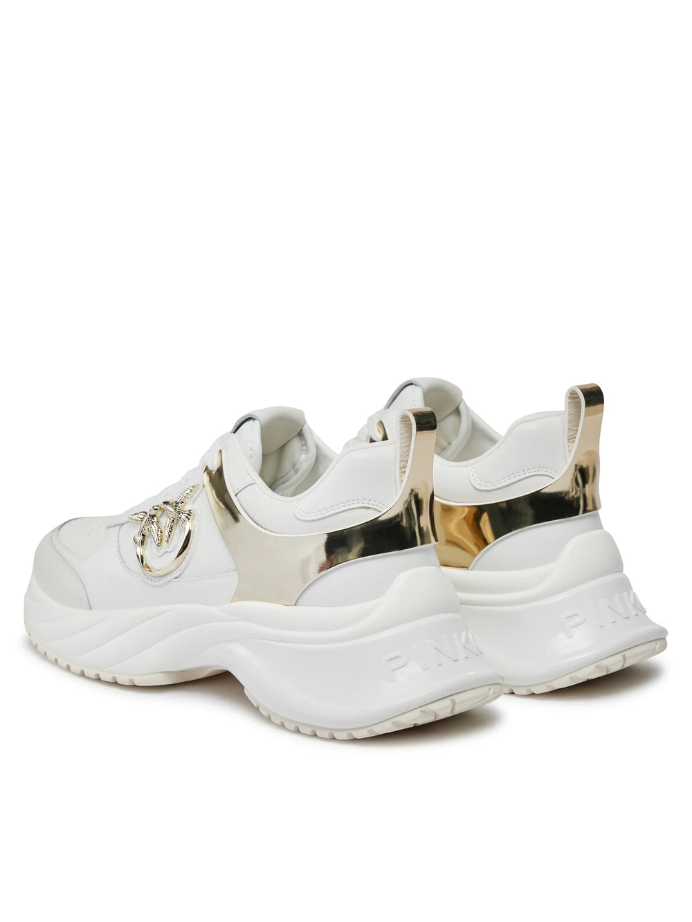 ARIEL 02 - SNEAKER TUMBLED LEATHER/CALF LEATHER/MIRROR WHITE Z1B